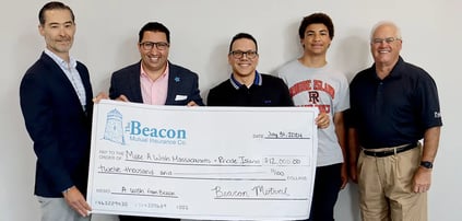 Beacon Mutual Supports Make-A-Wish with Donation and Backpacks